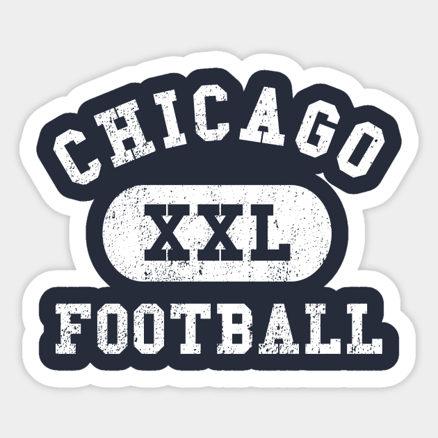 Chicago Football III Sticker by sportlocalshirts